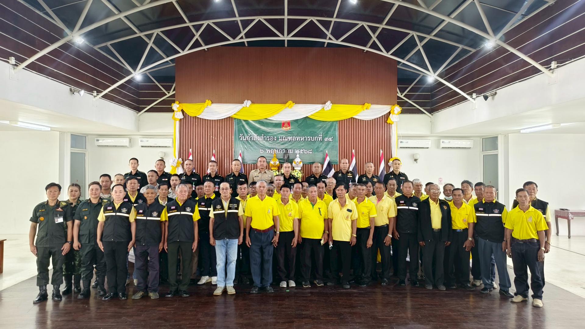 มหาวิทยาลัยพะเยา ร่วมพิธีวันกำลังสำรองและประชุมเตร
