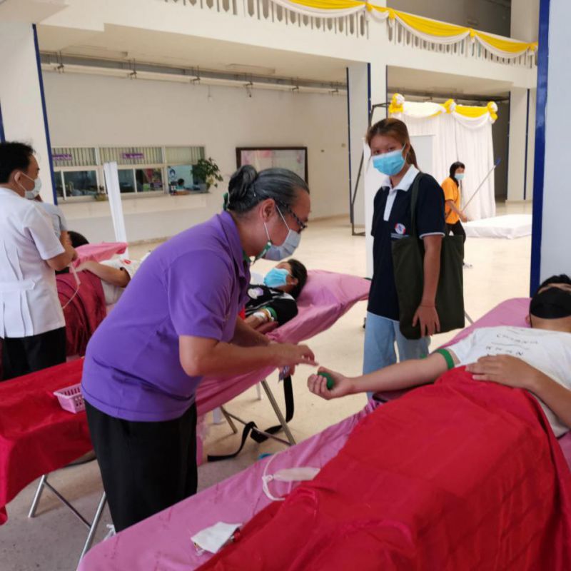 Blood Donation on the Occasion of Founding of 12th