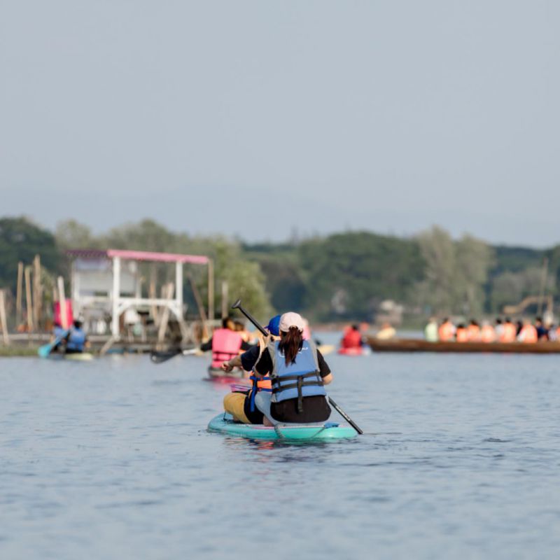 Volunteer students from the University of Phayao p